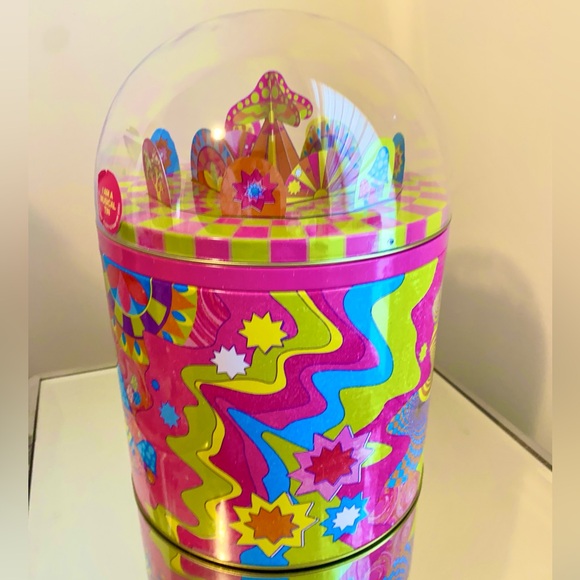 Lush Tin LUSH Magical Musical Tin LUSH Pink Design Tin Limited Edition Organizer - Picture 5 of 5